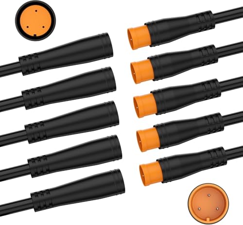 Elektrofahrrad Verlängerungskabelverbinder -3Pin, wasserdicht, perfekt als Ebike-Batteriestecker Elektrofahrrad Verlängerungskabelverbinder -3Pin, wasserdicht, perfekt als Ebike-Batteriestecker von baluoqi
