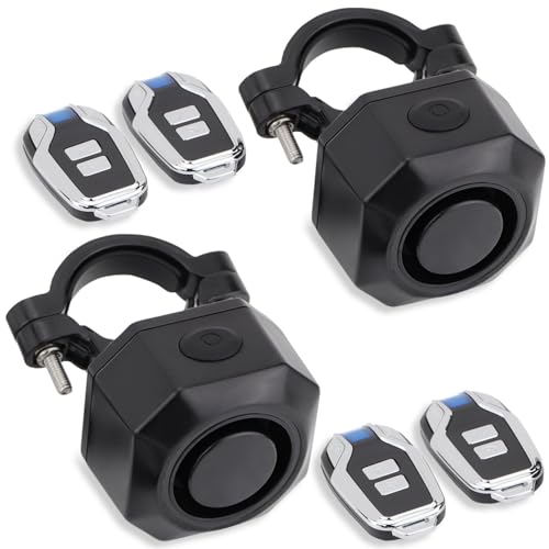 Zwei Pakete Fahrrad Horn Elektrofahrzeug Alarm Wireless Vibration Alarm System mit Bewegungssensor Wasserdichter wiederaufladbarer Diebstahl Alarm für Ebikes Fahrrad Roller Zwei Pakete Fahrrad Horn Elektrofahrzeug Alarm Wireless Vibration Alarm System mit Bewegungssensor Wasserdichter wiederaufladbarer Diebstahl Alarm für Ebikes Fahrrad Roller von baluoqi