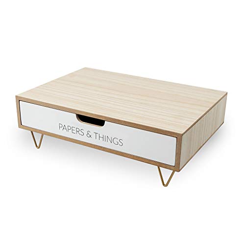 balvi Monitorauflage Nordic Farbe weiß Monitoranhebung Mit Schublade DM-Holz 34,4 cm balvi Monitorauflage Nordic Farbe weiß Monitoranhebung Mit Schublade DM-Holz 34,4 cm von balvi