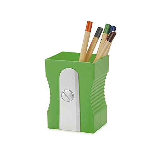 balvi Stiftehalter Sharpener Farbe Grün Halten Sie Ihren Schreibtisch organisiert Origineller und LUS von balvi