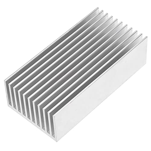 Aluminium-Kühlkörper, feine Zähne Design CPU-Kühlkörper Rostbeständig für elektronische Komponenten für Transistoren für Leistungsplatinen von banapoy