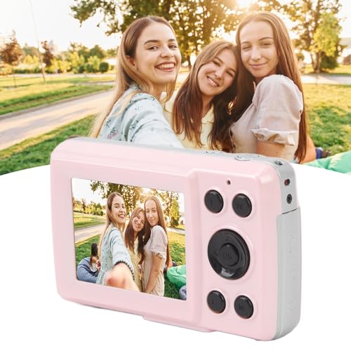 Digitalkamera, 1080P 16MP Autofokus CCD-Point-and-Shoot-Vlogging-Kamera mit 2,4-Zoll-Bildschirm für Reisen, 16X Zoom Kompakte Fotokamera für Jungen, Mädchen, Anfänger, Kinder von banapoy