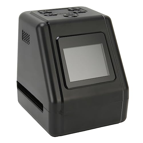 Film- und Diascanner, 12 MP, Digitaler Filmdiascanner, Konvertiert 135 126 110 Super-8-Filmdias, Negative und Farbdias in JPG-Fotos mit 2-Zoll-TFT-IPS-HD-LCD-Bildschirm von banapoy