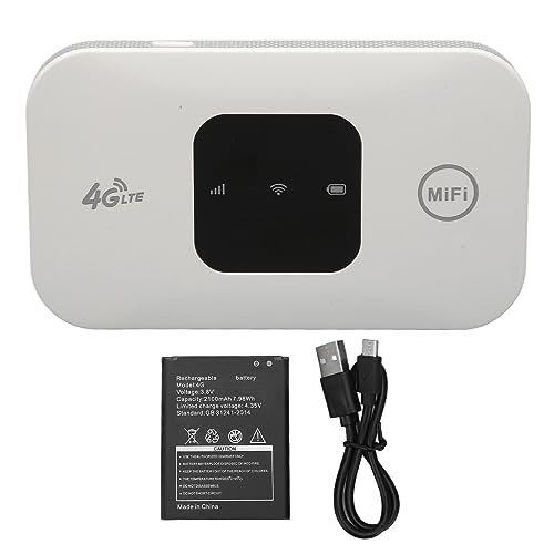 Mobiler Hotspot, Tragbares 4G LTE Internet Hotspot Gerät WiFi Router 150Mbps SIM-Karten-Steckplatz, USB WiFi Modem Reise-Router für Büro Haus Hotel, Bis zu 10 WiFi Connect Geräte von banapoy