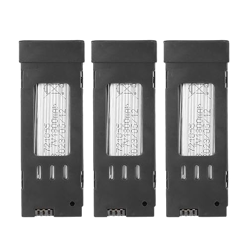banapoy UVA-Akku für RC-Drohnen, 3 Stück, 3,7 V, 1800 MAh, Quadrocopter-Lithium-Akku, Ersatz für Ferngesteuerte Drohnenbatterie für E58 E68 JY109 998PRO banapoy UVA-Akku für RC-Drohnen, 3 Stück, 3,7 V, 1800 MAh, Quadrocopter-Lithium-Akku, Ersatz für Ferngesteuerte Drohnenbatterie für E58 E68 JY109 998PRO von banapoy