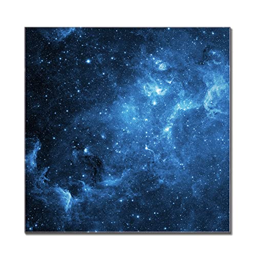 banjado® Glas Magnettafel mit 4 Magneten - Magnetwand 110x55cm mit Motiv Universum - Memoboard/Pinnwand magnetisch, beschreibbar, perfekt für die Küche - Magnetboard auch als Wandbild/Wandtafel von banjado