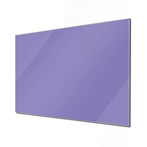 banjado® Glas Magnettafel mit 4 Magneten - Magnetwand 120cm x 80cm mit Farbe Lavendel - Memoboard/Pinnwand magnetisch, beschreibbar, perfekt für die Küche - Magnetboard auch als Wandbild/Wandtafel von banjado