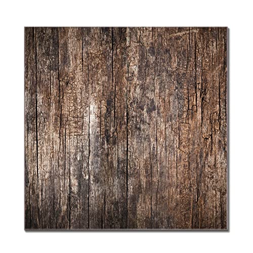 banjado® Glas Magnettafel mit 4 Magneten - Magnetwand 120x80cm mit Motiv Altes Holz - Memoboard/Pinnwand magnetisch, beschreibbar, perfekt für die Küche - Magnetboard auch als Wandbild/Wandtafel von banjado