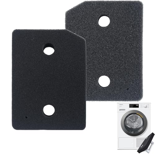 2 Stück Filter für Miele 9164761 Trockner Wärmepumpentrockner,Fusselfilter Schaumstoff Sponge für Miele Trockner Filter,Ersatzteil für Miele T1 Trockner Filter,Schwammfilter Filtermatte,205x155x30mm von banjiabb
