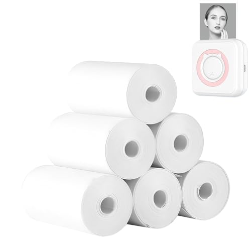6 Rollen Thermopapier Kinderkamera,Thermopapier,Kamera Thermopapier,Thermopapier Kamera,Sofortbildkamera Papier,Druckpapier Thermopapier für Kinderkamera,Kinderkamera Thermopapier von banjiabb