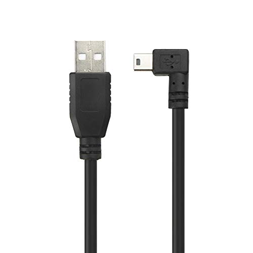 USB-A-Stecker auf Mini-USB-Kabel, 90 Grad, rechtwinklig, Mini-5P, Datensynchronisations- und Ladekabel für Gar-min Dashcam, Auto, GPS, Navigator, DVR, Digitalkamera, Go-Pro Hero 4, 3+ (5 m) USB-A-Stecker auf Mini-USB-Kabel, 90 Grad, rechtwinklig, Mini-5P, Datensynchronisations- und Ladekabel für Gar-min Dashcam, Auto, GPS, Navigator, DVR, Digitalkamera, Go-Pro Hero 4, 3+ (5 m) von baolongking