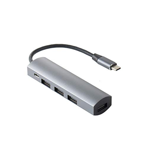 USB C Hub Adapter Typ C auf 4 Ports USB 3.0 Data Hub USB Splitter Kompatibel mit Macbook Pro/Air 2020, iPad Pro, XPS, Zenbook, ThinkPad, Ideapad, Envy, Elitebook, mehr von baolongking