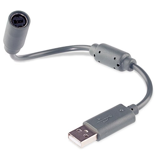 USB-Kabel für Microsoft Xbox 360, PC-Gamepad-Controller-Adapter (grau) von baolongking