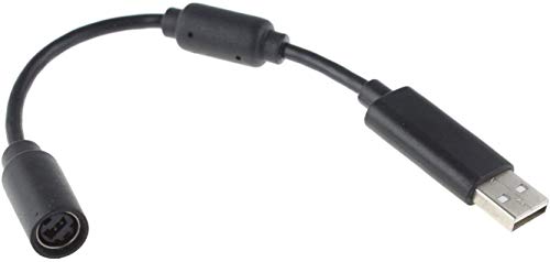 USB-Kabel für Microsoft Xbox 360, PC-Gamepad-Controller-Adapter (schwarz) von baolongking