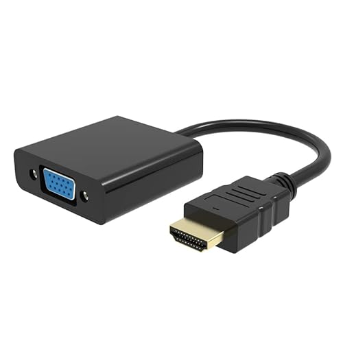 baolongking HDMI to VGA - HDMI to VGA Adapter (Male to Female) for Computer, Desktop, Laptop, PC, Monitor, Projector, HDTV, Chromebook, Raspberry Pi, Roku, Xbox and More (1pcs) von baolongking
