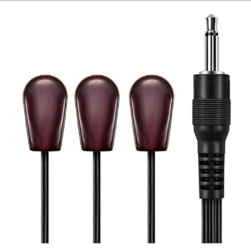 baolongking IR-Strahler Extender Kabel Erweiterung -Triple Head3 Eye 3,5 mm Klinke Infrarot rot Transmitter Blaster Blink Eye Draht Kordel kompatibel mit IR Repeater Extender System Kit, Xbox One von baolongking