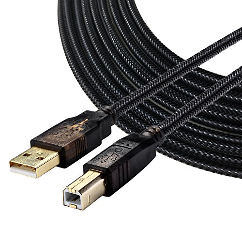 baolongking USB 2.0-Druckerkabel,USB 2.0 Kabel - Typ A-Stecker an Typ B-Stecker (15m) von baolongking