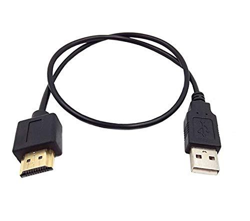 baolongking USB auf HDMI Konverterkabel, 0,5 m USB 2.0 Stecker auf HDMI Stecker Ladekabel (nur zum Aufladen) von baolongking