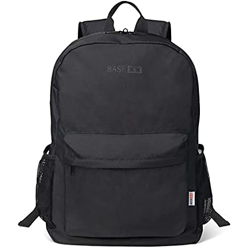 base xx Laptop Rucksack B2 15 Zoll – 15.6 Zoll – wasserabweisender Notebook Rucksack mit gepolstertem Hauptfach und großzügigem Stauraum, 20 Liter Fassungsvermögen, schwarz von base xx