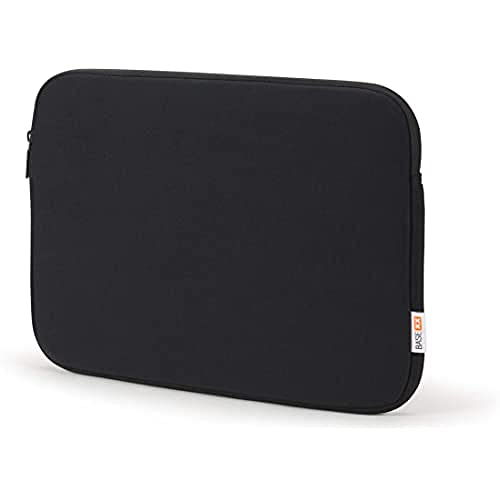 base xx Laptop Sleeve 14 Zoll – 14.1 Zoll Notebookhülle - Wasserabweisende Notebooktasche mit Metallreißverschluß, stoßfeste Polsterung, Jersey Stoff, schwarz von base xx