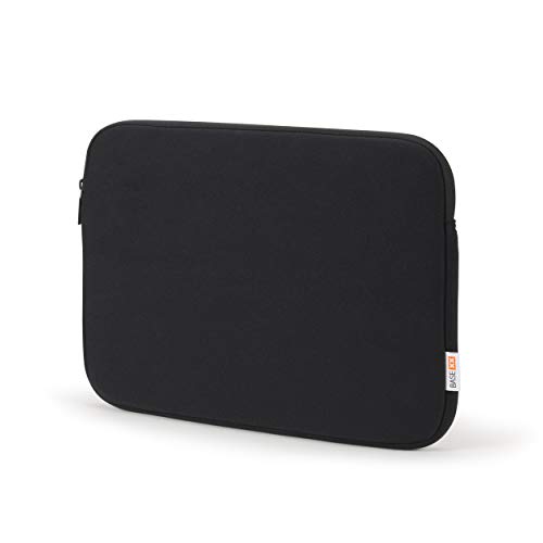 base xx Laptop Sleeve 15 Zoll – 15.6 Zoll Notebookhülle - Wasserabweisende Notebooktasche mit Metallreißverschluß, stoßfeste Polsterung, Jersey Stoff, schwarz von base xx