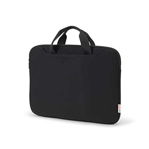 base xx Laptop Sleeve Plus 10 Zoll – 11.6 Zoll Notebookhülle - Wasserabweisende Notebooktasche mit Tragegriff, Zubehörfach, Metallreißverschluß, stoßfeste Polsterung, schwarz von base xx