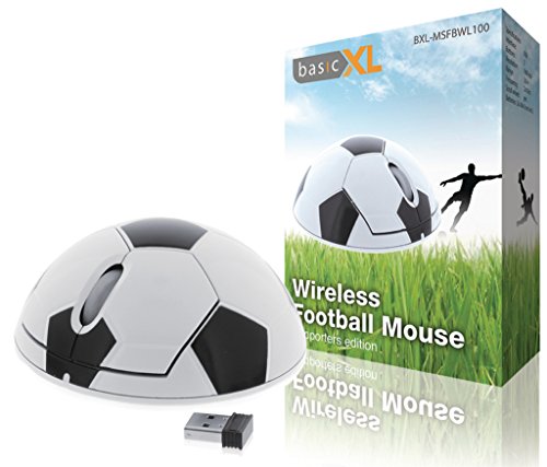 basicXL Wireless Fußball Maus für PC USB, Radio von basicXL