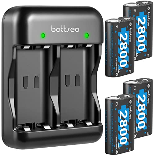 Battsea 4 x 2800mAh Wiederaufladbarer Akku für Xbox One/Series Controller mit Schnellladestation Kompatibel mit Xbox One/One S/One X/Series S Zubehör Xbox Controller Rechargeable Battery Pack Battsea 4 x 2800mAh Wiederaufladbarer Akku für Xbox One/Series Controller mit Schnellladestation Kompatibel mit Xbox One/One S/One X/Series S Zubehör Xbox Controller Rechargeable Battery Pack von battsea