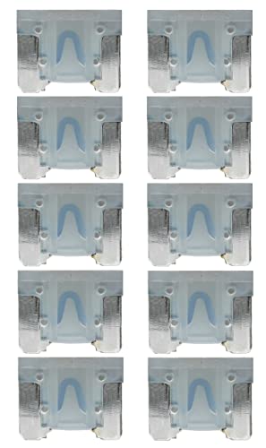baytronic 10x Kfz-Flachstecksicherung Mini LP (weiß 25A) von baytronic