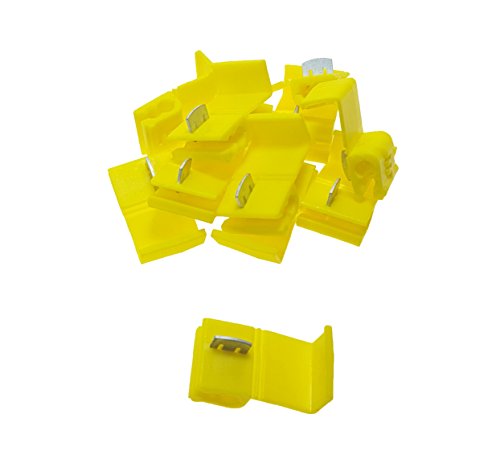baytronic Abzweigverbinder/Schnellverbinder/Stromdiebe/Klemmverbinder (10x Gelb 2,5mm² - 6,0mm²) von baytronic