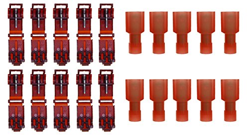 baytronic T-Abzweigverbinder Schnellverbinder 10x T-Schnellverbinder rot + 10x vollisolierter Flachstecker rot baytronic T-Abzweigverbinder Schnellverbinder 10x T-Schnellverbinder rot + 10x vollisolierter Flachstecker rot von baytronic