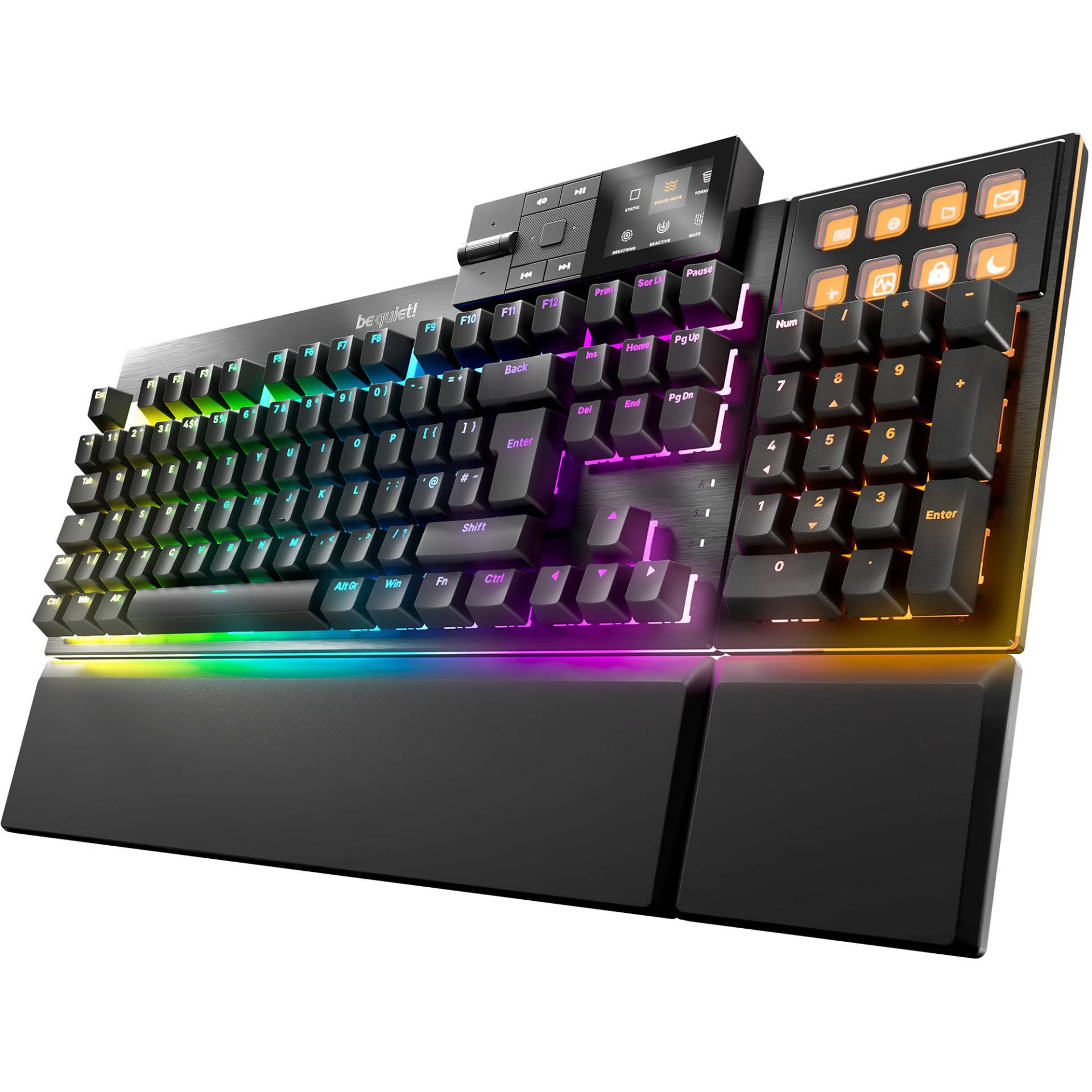 Dark Mount Silent Linear, Gaming-Tastatur von be quiet!