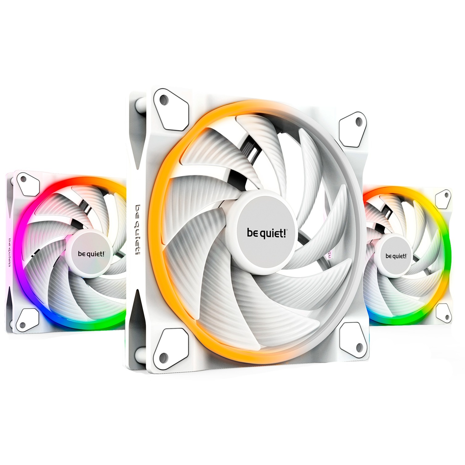 Light Wings White 140mm PWM Triple Pack, Gehäuselüfter Light Wings White 140mm PWM Triple Pack, Gehäuselüfter von be quiet!