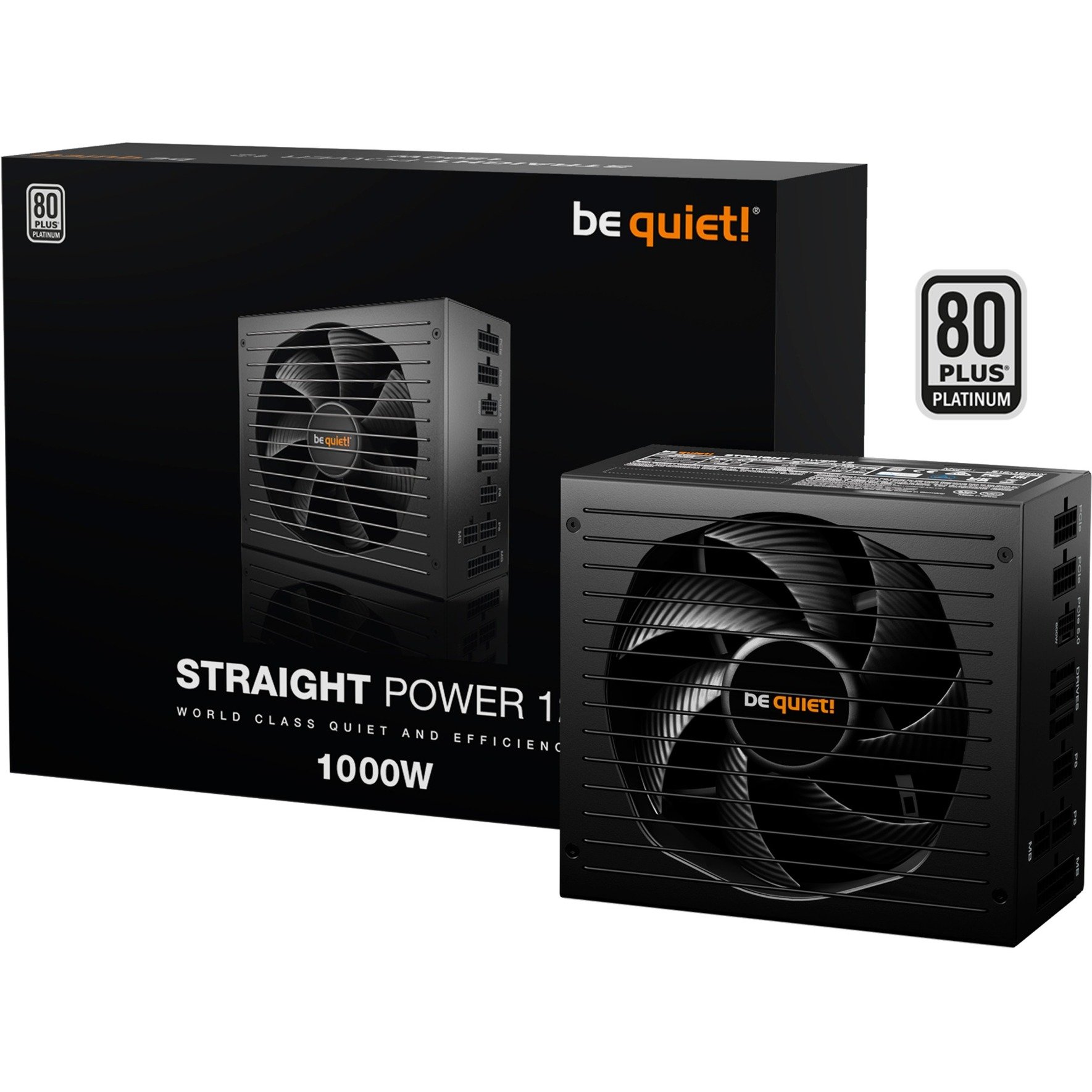 Straight Power 12 Platinum 1000W ATX3.0, PC-Netzteil von be quiet!