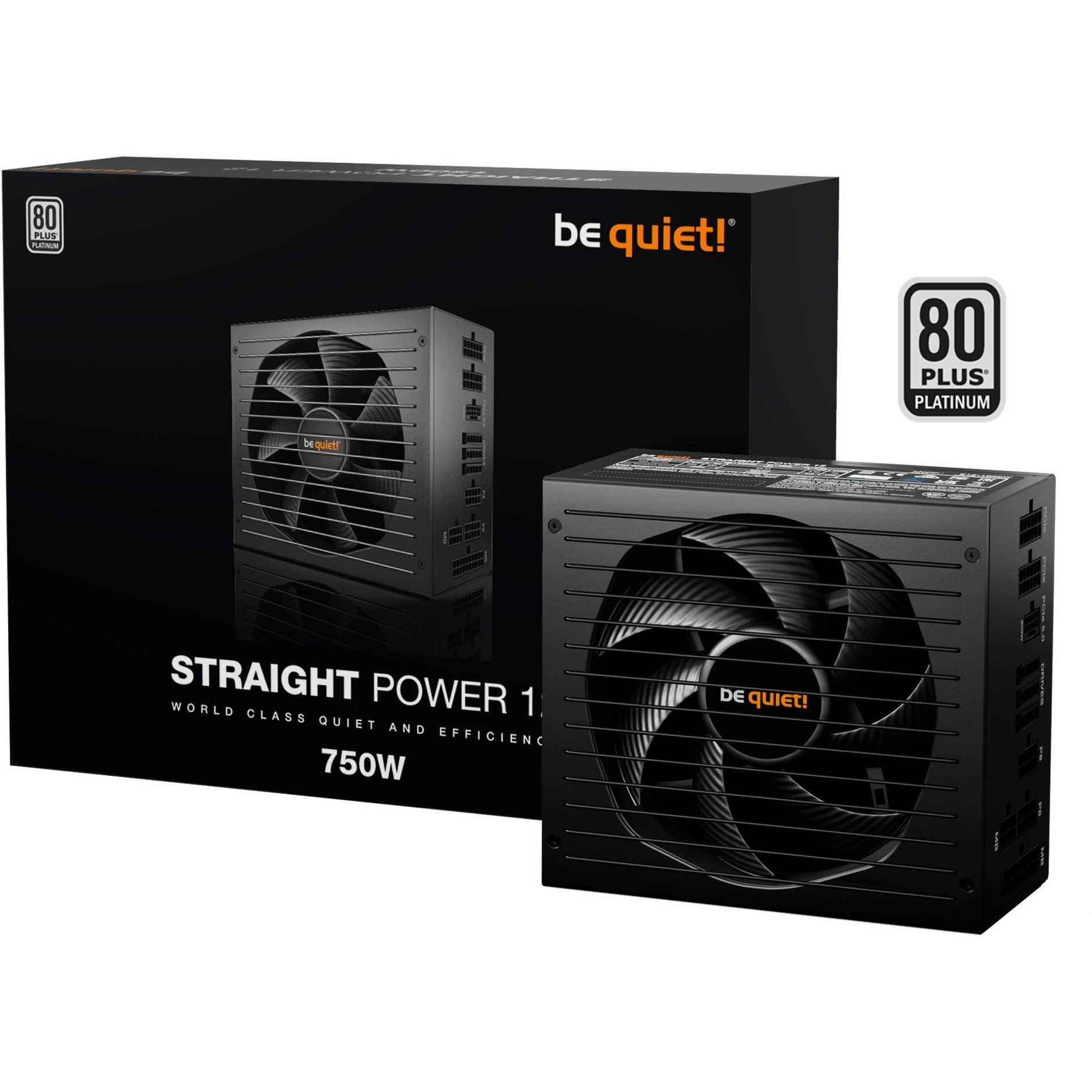 Straight Power 12 Platinum 750W ATX3.0, PC-Netzteil von be quiet!