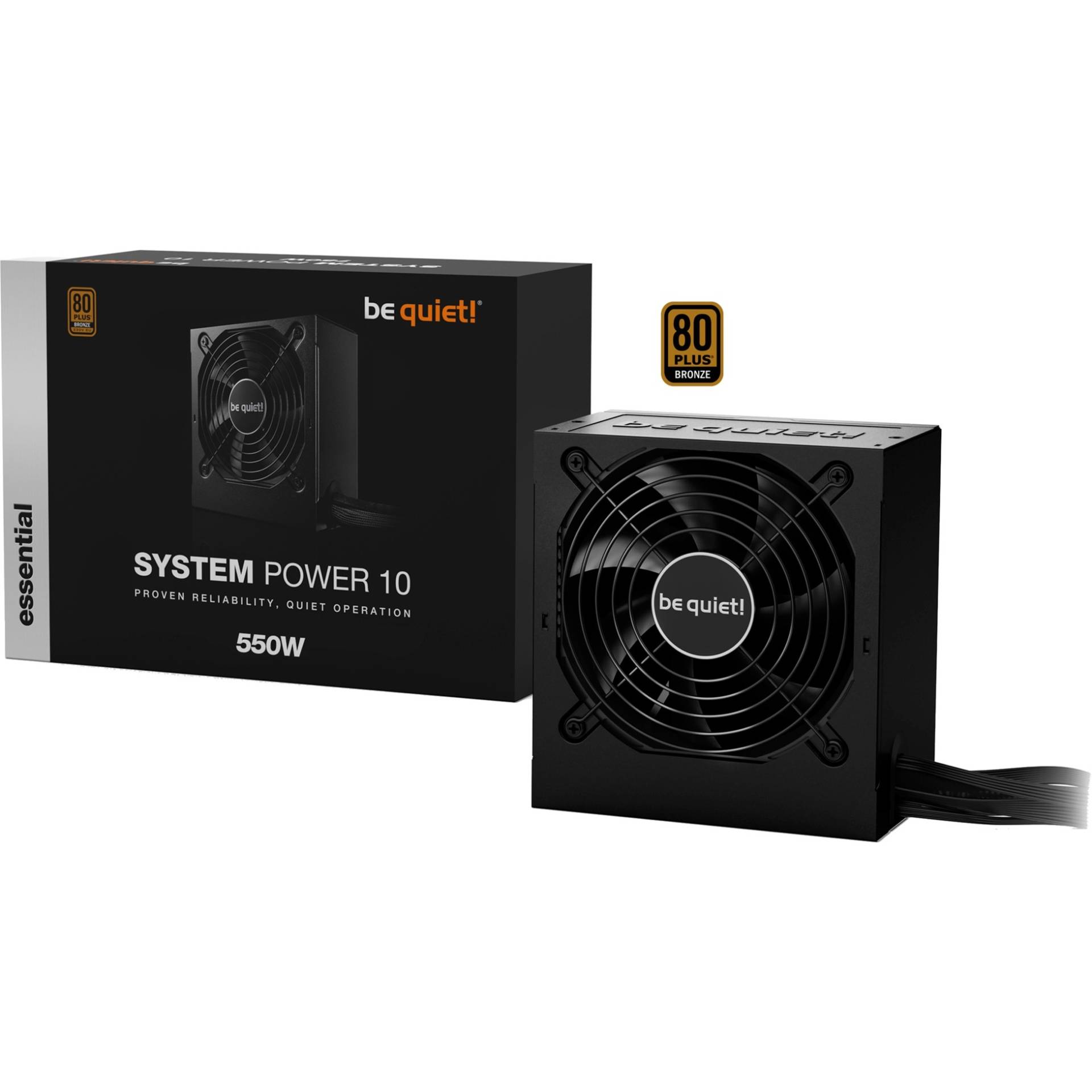 System Power 10 550W, PC-Netzteil von be quiet!