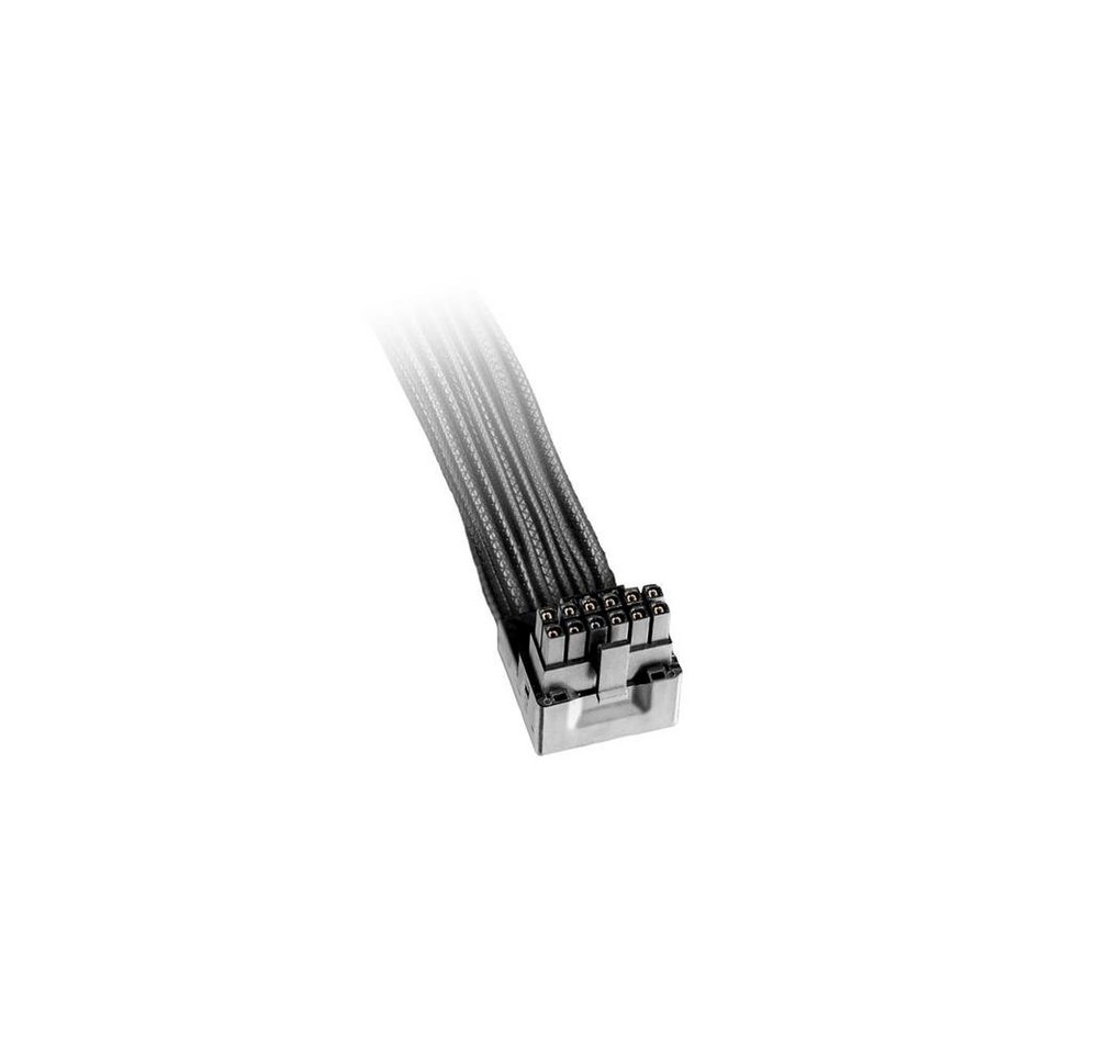 be quiet! 12V-2X6 / 12VHPWR 90° CABLE PCI-E Grafikkarten-Kabel, 12V-2X6, 12VHPWR (7 cm), 90° abgewinkelter Stecker, schwarz, 600W, für Grafikkarten, BC073 von be quiet!