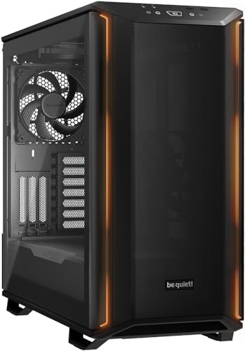be quiet! Dark Base 701 Black PC-Gehäuse, 3X Silent Wings 4 PWM high-Speed Lüfter, ARGB-Beleuchtung + ARGB-Controller, PWM-/ ARGB Hub, Lüftersteuerung, Mainboard-Tray für invertiertes Layout von be quiet!