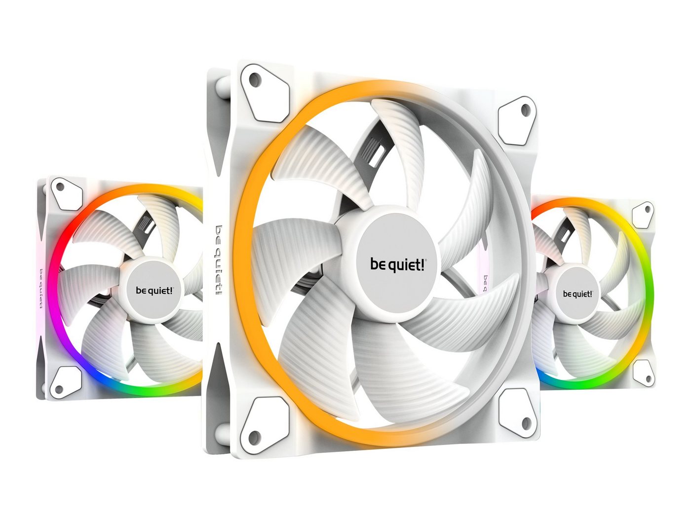 be quiet! Gehäuselüfter BE QUIET Lüfter 140*140*25 Light Wings White PWM (3x) von be quiet!