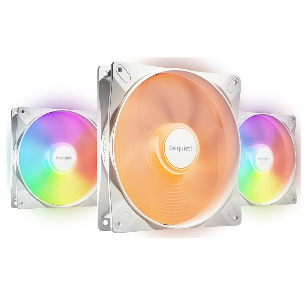 be quiet! Gehäuselüfter Light Wings LX 140mm PWM high-speed White Triple Pack, Lüfter 3-Pack Beleuchteter Hub und mattierte Lüfterblätter be quiet! Gehäuselüfter Light Wings LX 140mm PWM high-speed White Triple Pack, Lüfter 3-Pack Beleuchteter Hub und mattierte Lüfterblätter von be quiet!