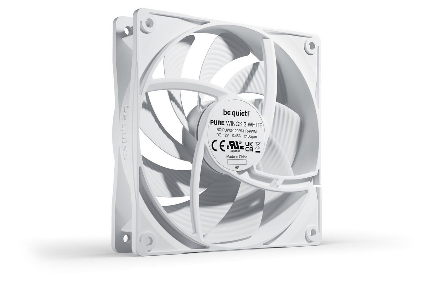 be quiet! Gehäuselüfter Pure Wings 3 120mm PWM high-speed White be quiet! Gehäuselüfter Pure Wings 3 120mm PWM high-speed White von be quiet!