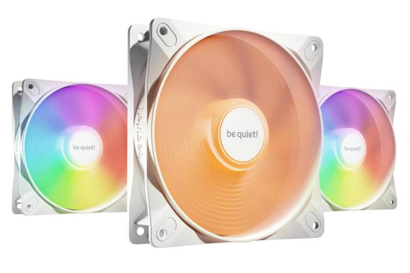 be quiet Lüfter Light Wings LX White Triple Pack 140mm PWM High-Speed schwarz von be quiet
