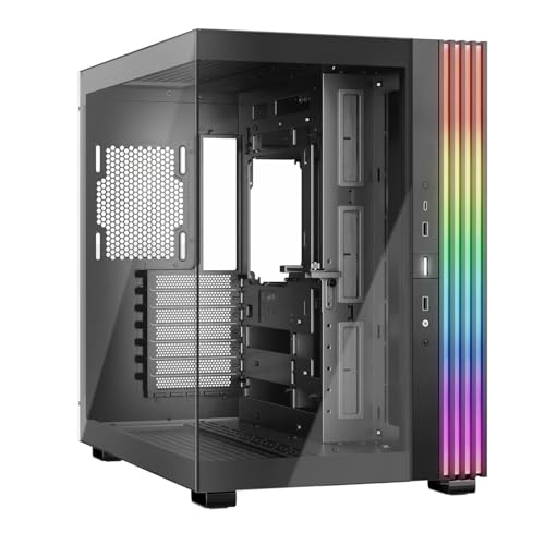 be quiet! Light Base 600 DX Black PC-Gehäuse, atemberaubender Panorama-Blick, Show Case, Dual Chamber Design, massiver ARGB LED-Streifen, invertiert und horizontal nutzbar, Backside Connector Design be quiet! Light Base 600 DX Black PC-Gehäuse, atemberaubender Panorama-Blick, Show Case, Dual Chamber Design, massiver ARGB LED-Streifen, invertiert und horizontal nutzbar, Backside Connector Design von be quiet!