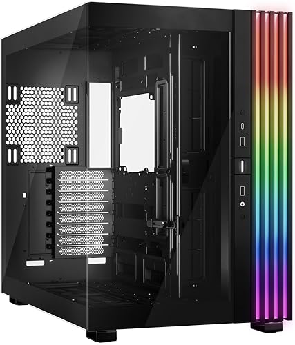 be quiet! Light Base 900 DX Black PC-Gehäuse, atemberaubender Panorama-Blick, Show Case, Dual Chamber Design, massiver ARGB LED-Streifen, invertiert und horizontal nutzbar, E-ATX Mainboard kompatibel be quiet! Light Base 900 DX Black PC-Gehäuse, atemberaubender Panorama-Blick, Show Case, Dual Chamber Design, massiver ARGB LED-Streifen, invertiert und horizontal nutzbar, E-ATX Mainboard kompatibel von be quiet!