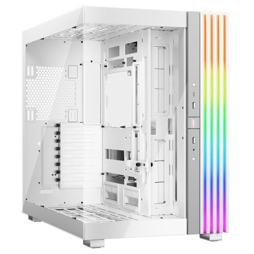 be quiet! Light Base 900 DX White PC-Gehäuse, atemberaubender Panorama-Blick, Show Case, Dual Chamber Design, massiver ARGB LED-Streifen, invertiert und horizontal nutzbar, E-ATX Mainboard kompatibel be quiet! Light Base 900 DX White PC-Gehäuse, atemberaubender Panorama-Blick, Show Case, Dual Chamber Design, massiver ARGB LED-Streifen, invertiert und horizontal nutzbar, E-ATX Mainboard kompatibel von be quiet!