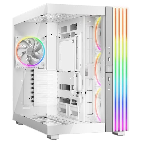 be quiet! Light Base 900 FX White PC-Gehäuse, atemberaubender Panorama-Blick, Show Case, Dual Chamber Design, massiver ARGB LED-Streifen, 4 Light Wings PWM White Lüfter, invertiert und horizontal be quiet! Light Base 900 FX White PC-Gehäuse, atemberaubender Panorama-Blick, Show Case, Dual Chamber Design, massiver ARGB LED-Streifen, 4 Light Wings PWM White Lüfter, invertiert und horizontal von be quiet!