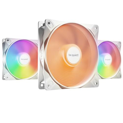 be quiet! Light Wings LX 120mm PWM high-speed White Lüfter, Enthält 3 Lüfter, Beleuchteter Hub und mattierte Lüfterblätter, vielzählige Farben, ARGB-Kabel mit Möglichkeit zur Reihenschaltung be quiet! Light Wings LX 120mm PWM high-speed White Lüfter, Enthält 3 Lüfter, Beleuchteter Hub und mattierte Lüfterblätter, vielzählige Farben, ARGB-Kabel mit Möglichkeit zur Reihenschaltung von be quiet!