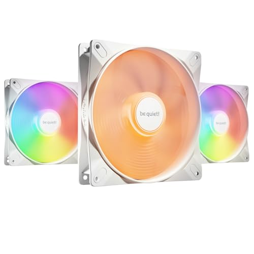 be quiet! Light Wings LX 140mm PWM White Lüfter, Enthält 3 Lüfter, Beleuchteter Hub und mattierte Lüfterblätter, vielzählige Farben und Effekte, ARGB-Kabel mit Möglichkeit zur Reihenschaltung be quiet! Light Wings LX 140mm PWM White Lüfter, Enthält 3 Lüfter, Beleuchteter Hub und mattierte Lüfterblätter, vielzählige Farben und Effekte, ARGB-Kabel mit Möglichkeit zur Reihenschaltung von be quiet!