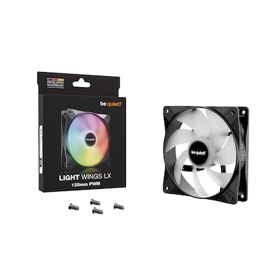 xbe quiet! Light Wings LX PWM Lüfter 120mm Schwarz xbe quiet! Light Wings LX PWM Lüfter 120mm Schwarz von be quiet!