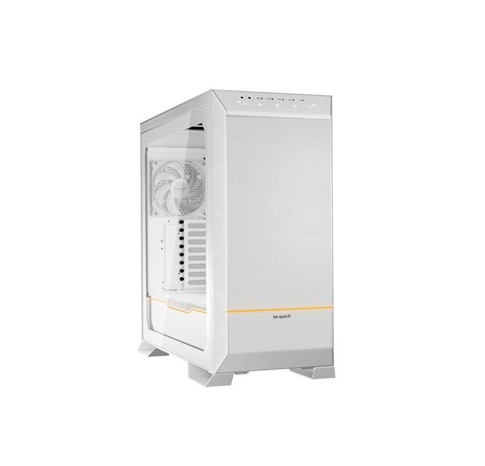 be quiet! PC-Gehäuse DARK BASE PRO 901 White, (Full-Tower, 1 St., Touch-sensitives I/O-Panel für modernste Handhabung), Seitenfenster, Temperglas, PWM Lüfter, ARGB-Beleuchtung, Weiß, BGW51 von be quiet!